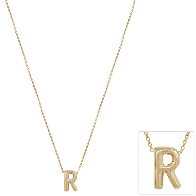 Stainless Steel Smooth Bubble Letter Necklace 26 Letter Pendant Clavicle  Chain Necklace - China Necklace and Clavicle Chain Necklace price |  Made-in-China.com